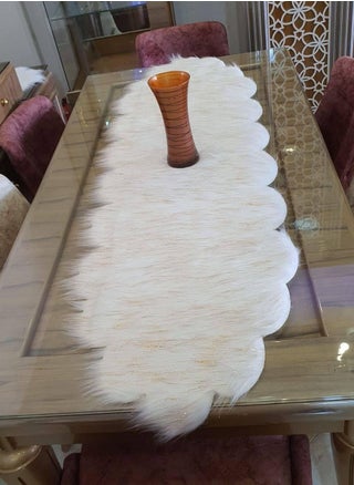 Multi-use cloud runner, soft thick fur, size 150*40 cm, white colour - pzsku/ZB81D47FCE0CC76AB3ED9Z/45/_/1732616041/5799c887-93f6-463a-ae2f-649262a5d964