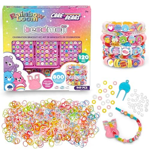 Rainbow Loom® Care Bears™ Rubber Band Bracelet Kit with Assorted Bands, Featuring Care Bears™ Characters - Spread The Message of Sharing and Caring Through Your Creations, Ages 7+ - Image 5