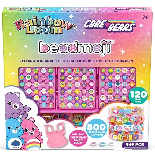 Rainbow Loom® Care Bears™ Rubber Band Bracelet Kit with Assorted Bands, Featuring Care Bears™ Characters - Spread The Message of Sharing and Caring Through Your Creations, Ages 7+ - Image 1