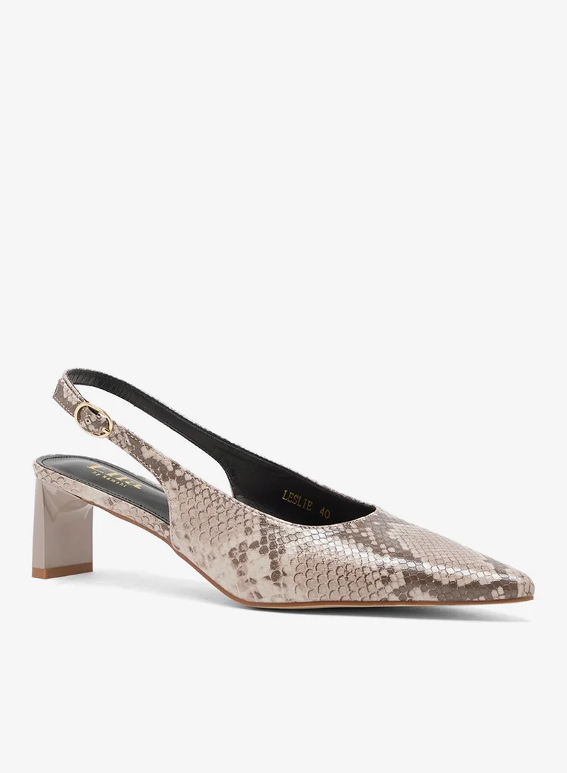ELLA Mid Heel Slingback Pump