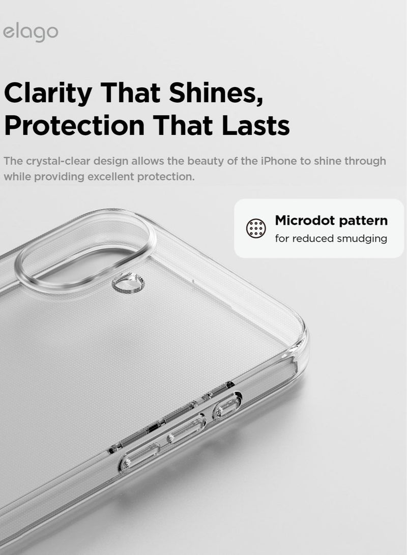Elago Hybrid Clear for iPhone 16 Plus Military Grade Drop Protection Case Cover - Transparent - Image 3