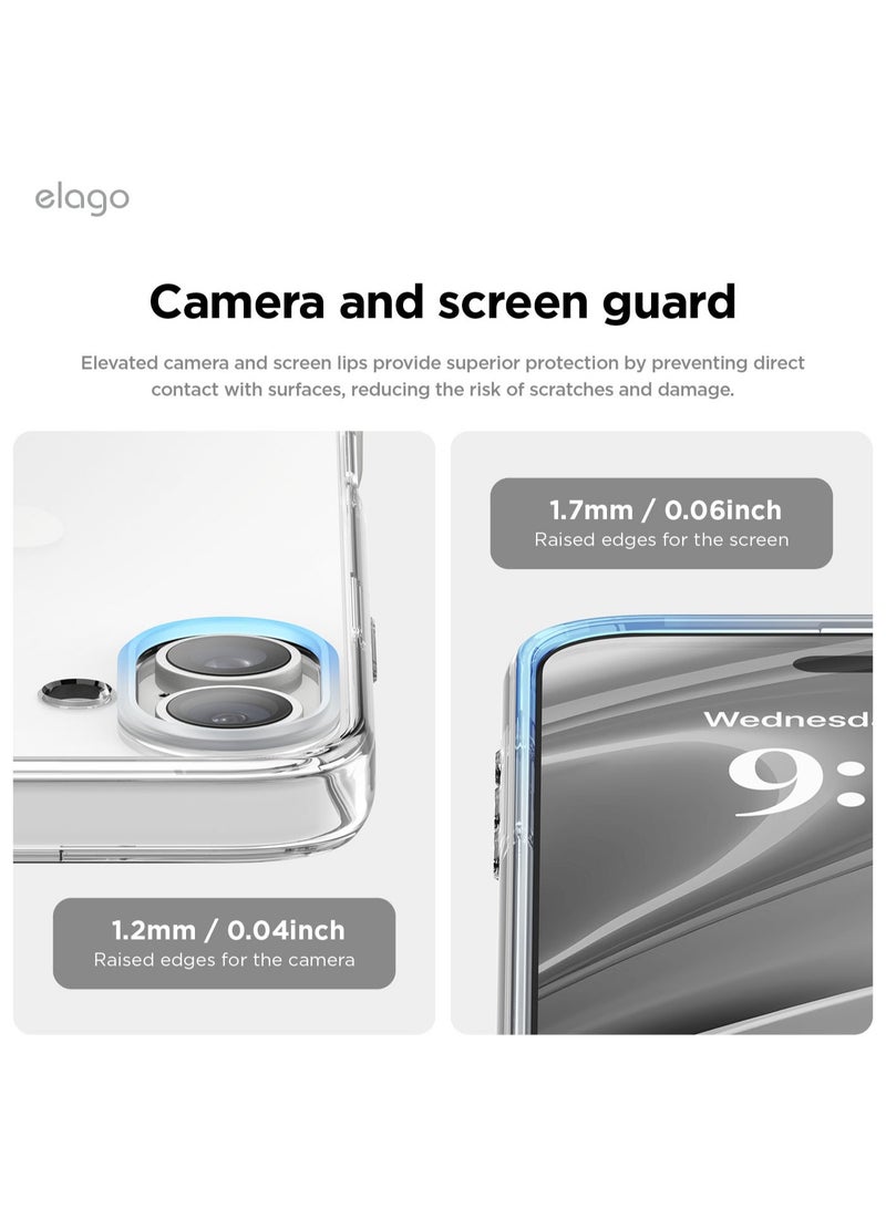 Elago Hybrid Clear for iPhone 16 Plus Military Grade Drop Protection Case Cover - Transparent - Image 5