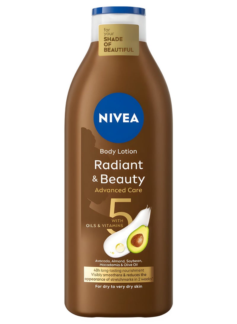 Nivea Body Lotion Radiant & Beauty Advanced Care For dry skin 400ml - Image 1