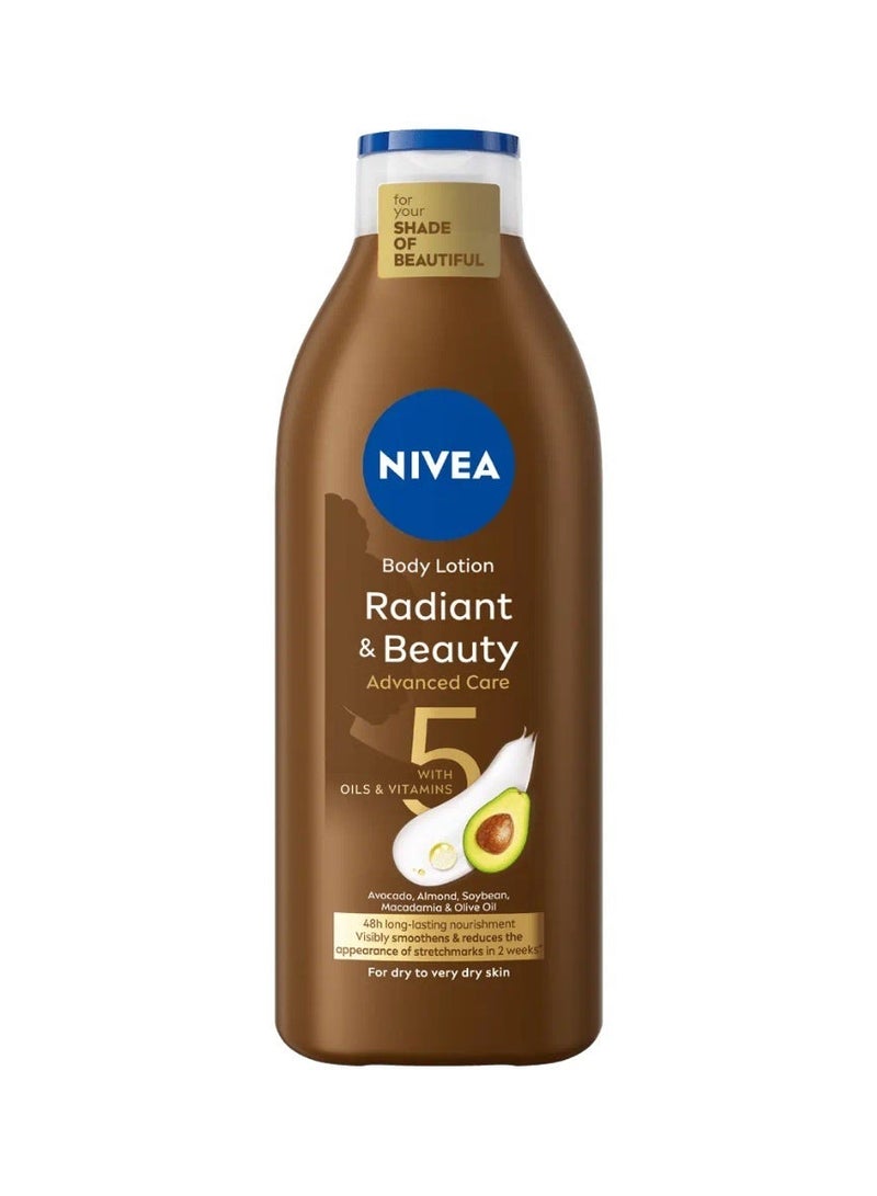 Nivea Body Lotion Radiant & Beauty Advanced Care For dry skin 400ml - Image 3