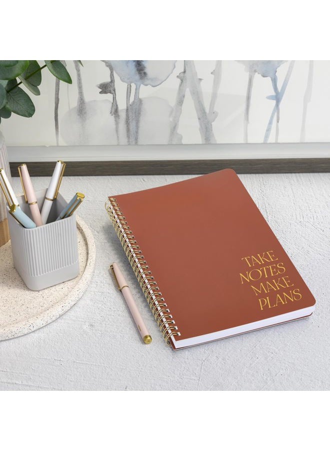 ZICOTO Beautiful Daily Planner And Notebook With Hourly Schedule - Aesthetic Spiral To do List Notepad to Easily Organize Your Work Tasks And Appointments - The Perfect Office Supplies For Women - Image 3