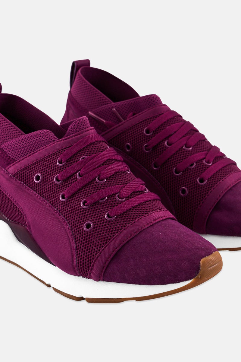 PUMA Women Pearl De Lace Up Training Shoes, Dark Purple - Image 3