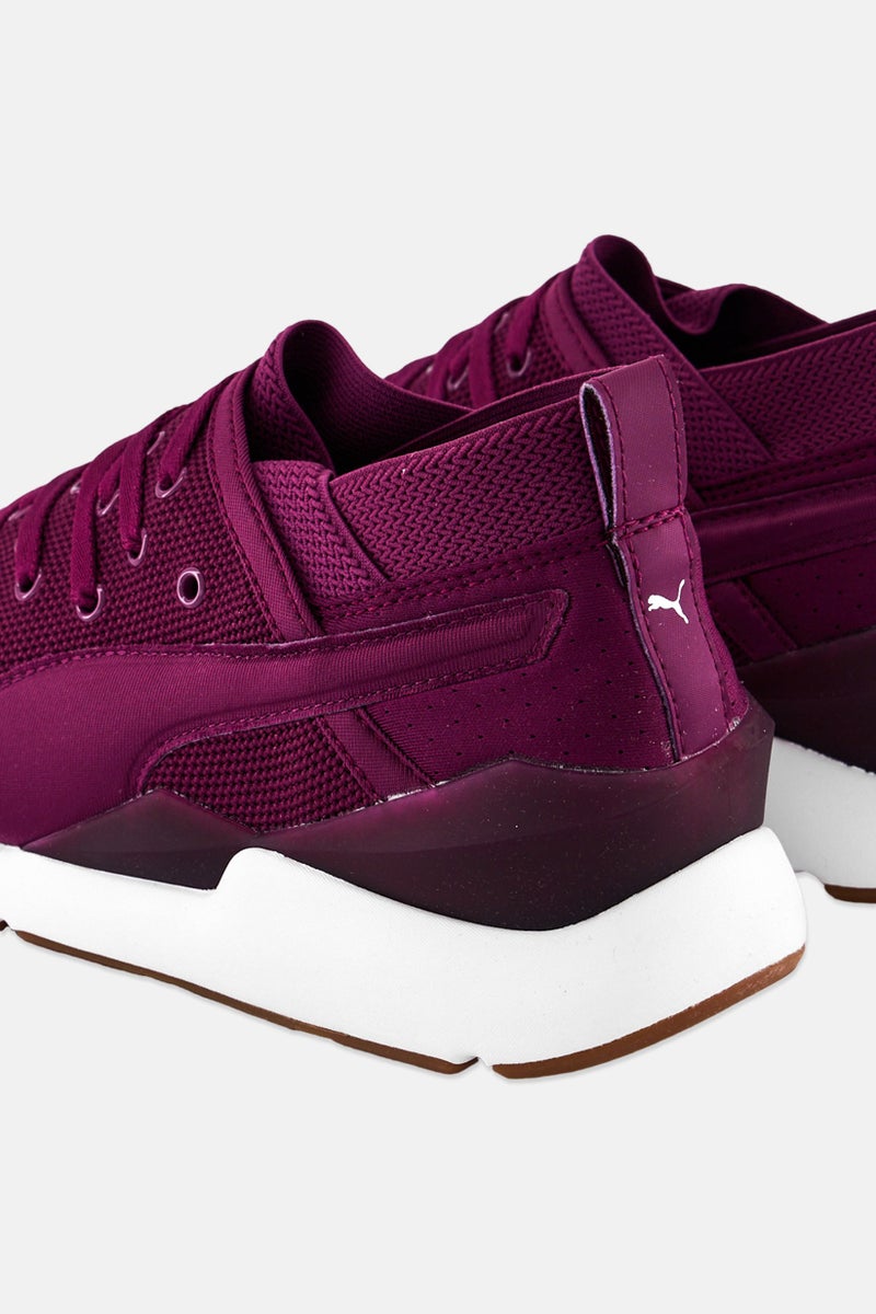 PUMA Women Pearl De Lace Up Training Shoes, Dark Purple - Image 2