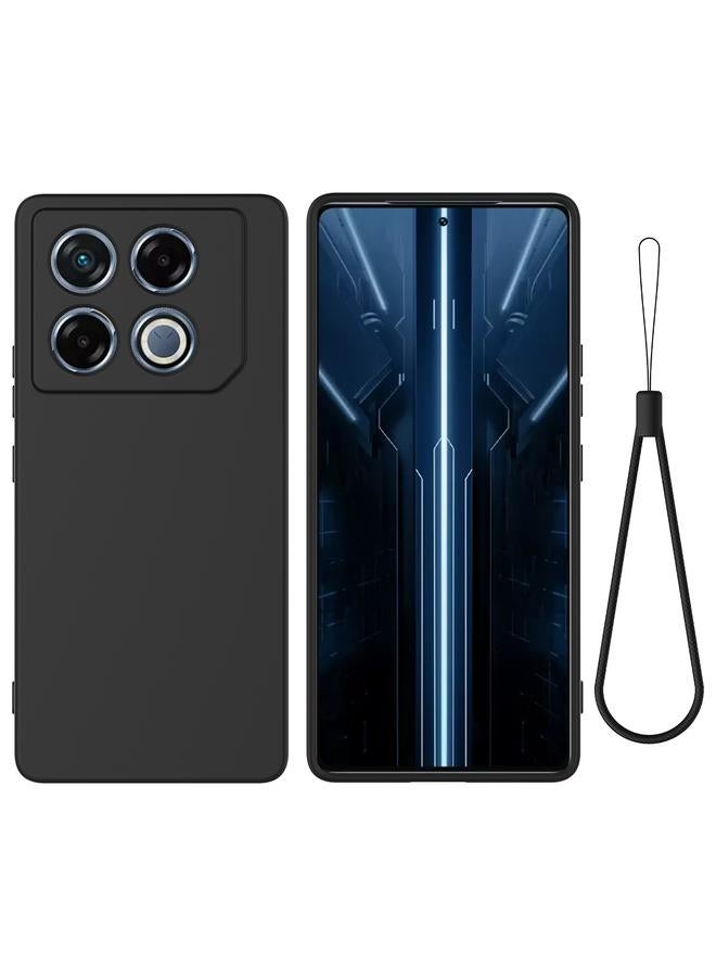 Green Tiger Case For Infinix GT 20 Pro Solid Color Liquid Silicone Dropproof Full Coverage Phone Case - Image 1