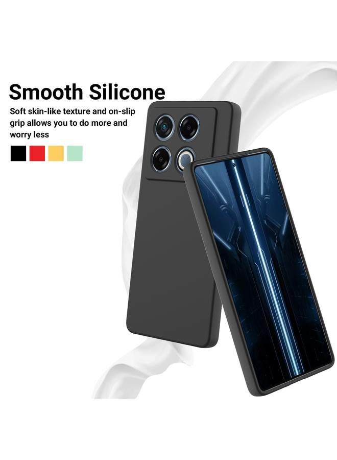 Green Tiger Case For Infinix GT 20 Pro Solid Color Liquid Silicone Dropproof Full Coverage Phone Case - Image 3