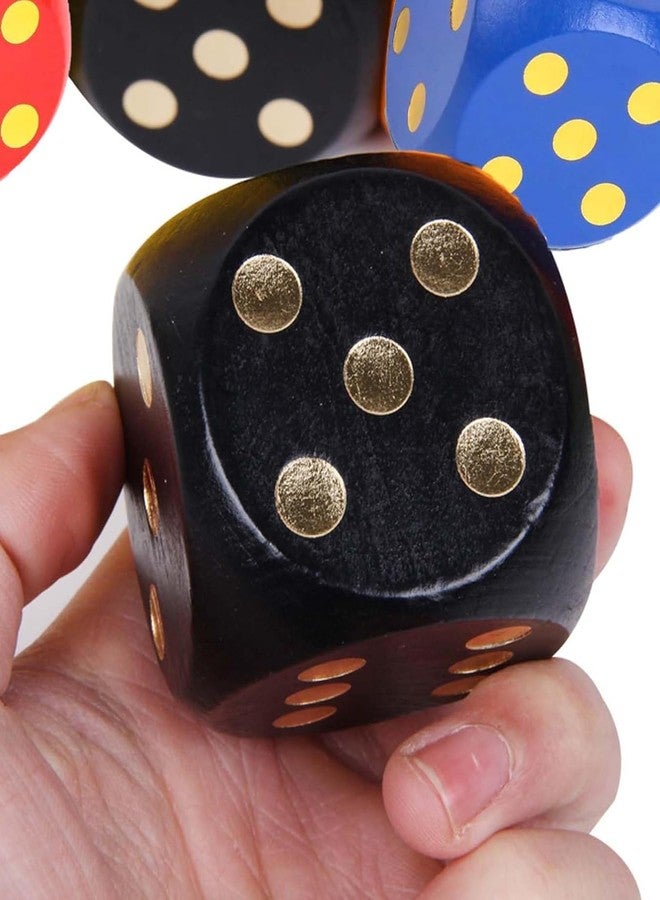 BdelrinQue Black Dice Cube, Big Dice, Dices, Suitable for Backyard Gatherings, Camping Trips, Educational Activities and Family Entertainment - Image 5