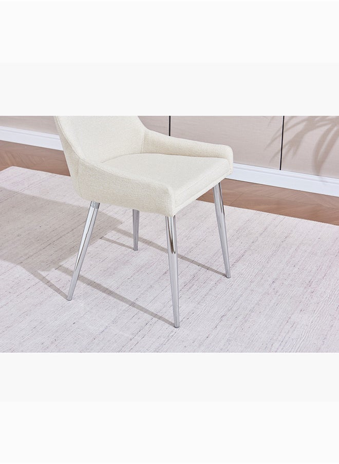 Home Box كرسي طعام سيلفرادو بأرجل معدنية بلون المسدس 46 × 91 × 40.5 سم  - Image 2