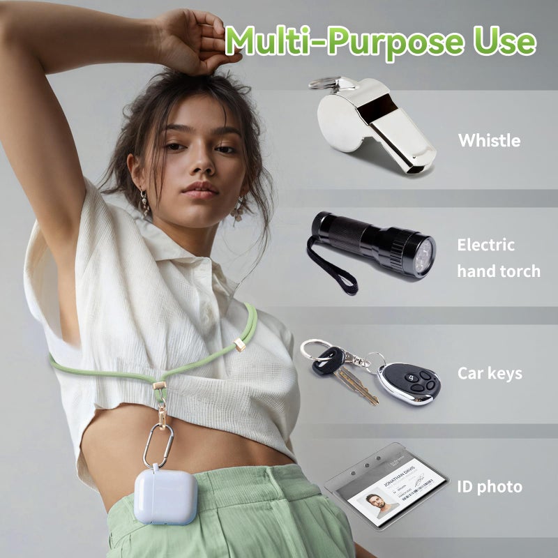 VVAAGG Cell Phone Lanyard for iPhone: Crossbody Phone Strap Adjustable Neck Wrist Strap Anti Theft Long Lanyard Travel Essential for Women Most iPhone - Image 5