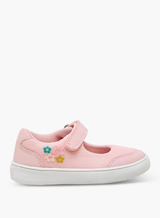 بيرفيت Girls Hook & Loop Mary Jane Shoes