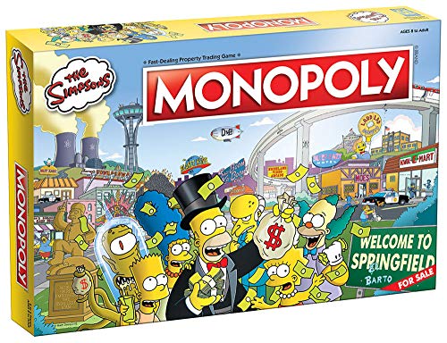 USAopoly لعبة مونوبولي عائلة سيمبسون مستندة إلى سلسلة فوكس عائلة سيمبسون سلع قابلة للجمع من سيمبسون لعبة مونوبولي الكلاسيكية ذات الطابع المميز - Image 1