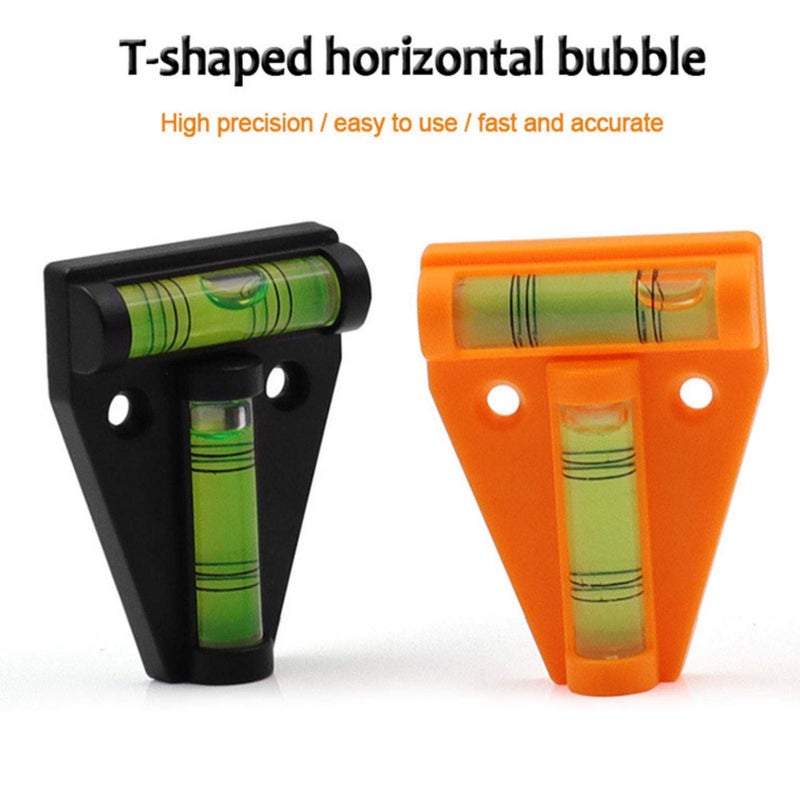 Black T Type Spirit Level Multipurpose Camper Level Tool - Image 4