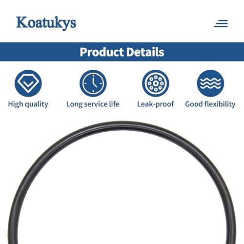 Koatukys 350013 350013Z Lid O-Ring Replacement for Pentair WhisperFlo IntelliFlo Challenger and Pinnacle Pump Trap Lid, Replaces for 0-318 (3/Pack) - Image 5