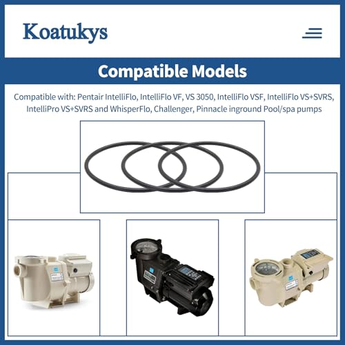 Koatukys 350013 350013Z Lid O-Ring Replacement for Pentair WhisperFlo IntelliFlo Challenger and Pinnacle Pump Trap Lid, Replaces for 0-318 (3/Pack) - Image 4