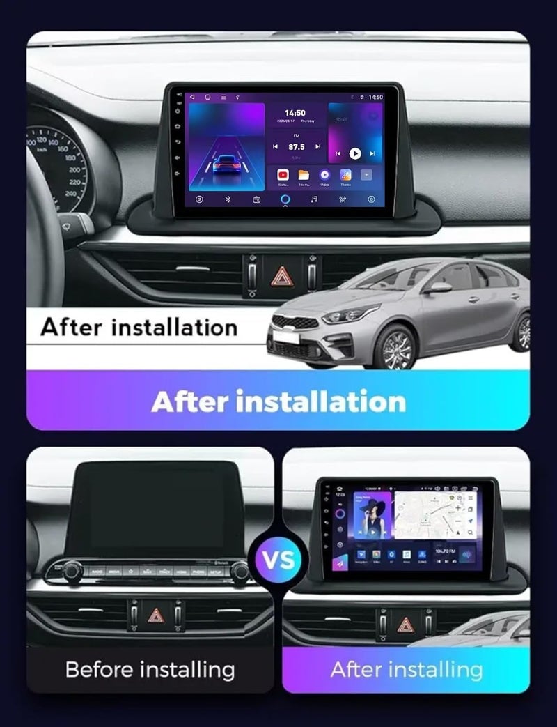 VIEREX KIA CERATO Car Stereo with Wireless Carplay - Image 2