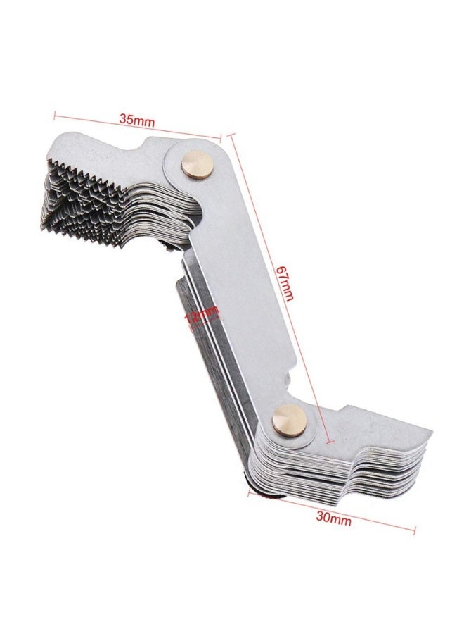 مقياس متري وإمبراطوري وبرغي 55 درجة ومتري 60 درجة و60 درجة مقياس خطوة الخيط للقياس الصناعي - Image 2