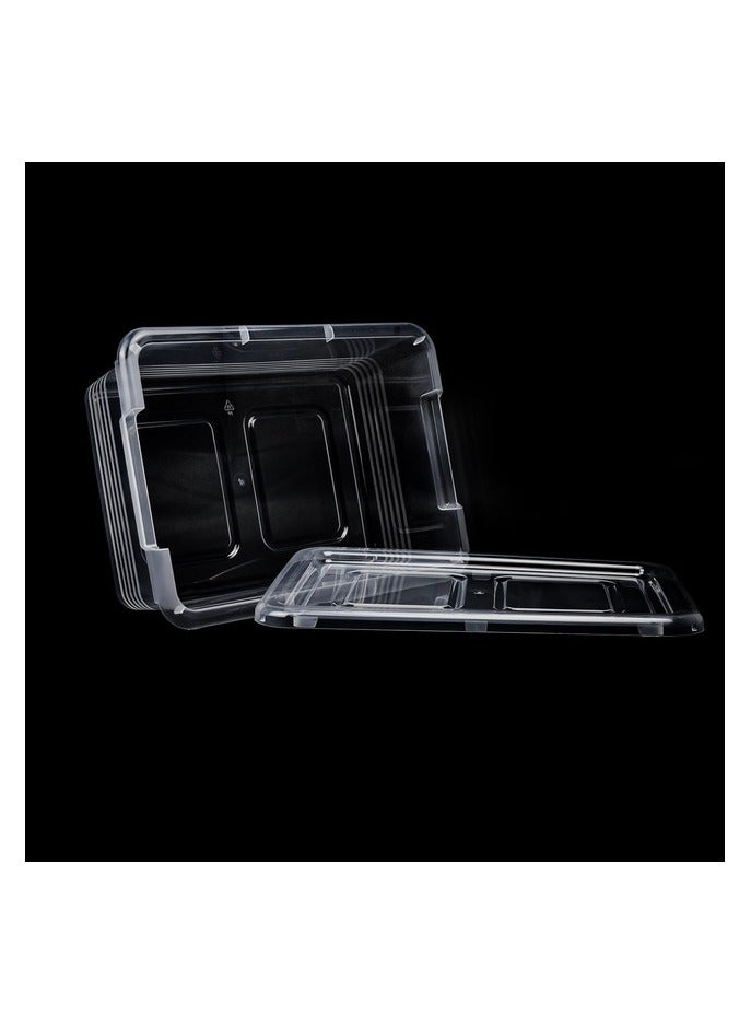 Mondex مجموعة صناديق تخزين بولي بروبيلين مكونة من 6 قطع - سعة 10 لتر لكل منها - صناديق تخزين متعددة الاستخدامات شفافة ومتينة (طول 40 × عرض 29 × ارتفاع 13.1 سم) - Image 4