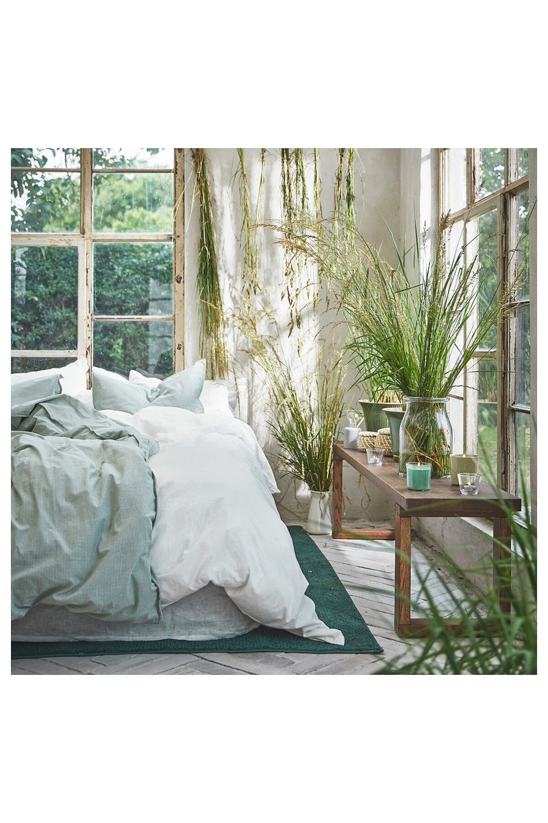 Scented Tealight - Fresh Grass/Light Green, 3.5 hr Burn Time, Renewable Plant-Based Wax - Image 5