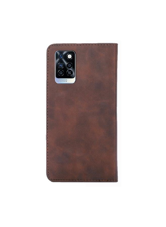 Zaboon Case For Infinix Note 10 Pro Skin Feel Magnetic Horizontal Flip Leather Phone Case - Image 3