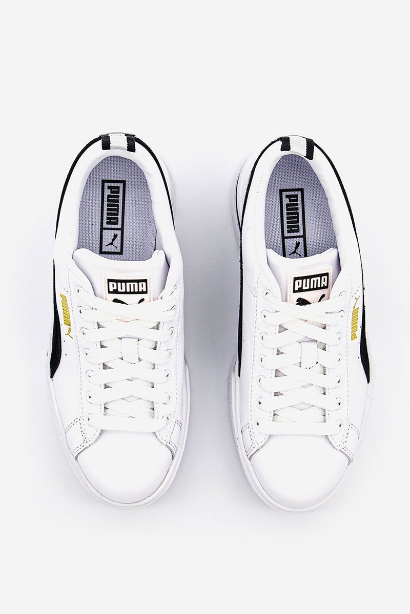 PUMA Women Mayze Light Lace Up Shoes, White - Image 4