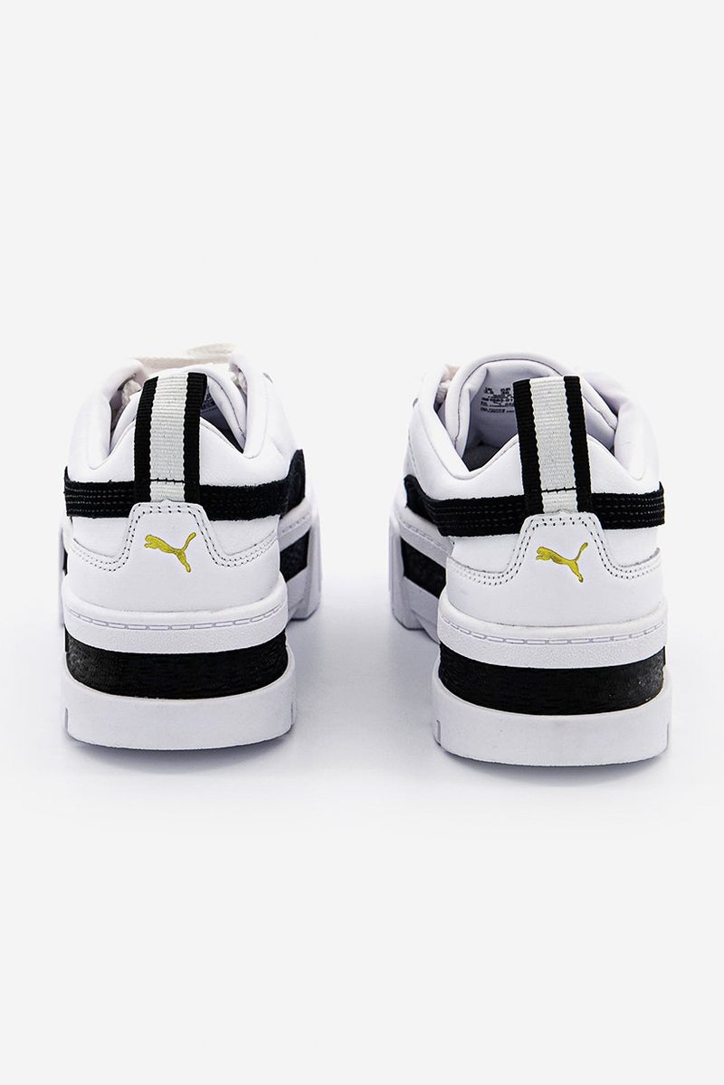 PUMA Women Mayze Light Lace Up Shoes, White - Image 3
