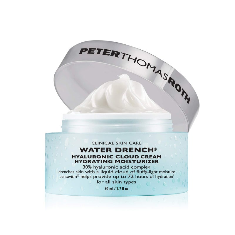 Peter Thomas Roth |Water Drench Hyaluronic Cloud Cream Hydrating Refillable Moisturizer | Hyaluronic Acid Cream For All Skin Types, Line-Smoothing, Fragrance-Free - Image 1