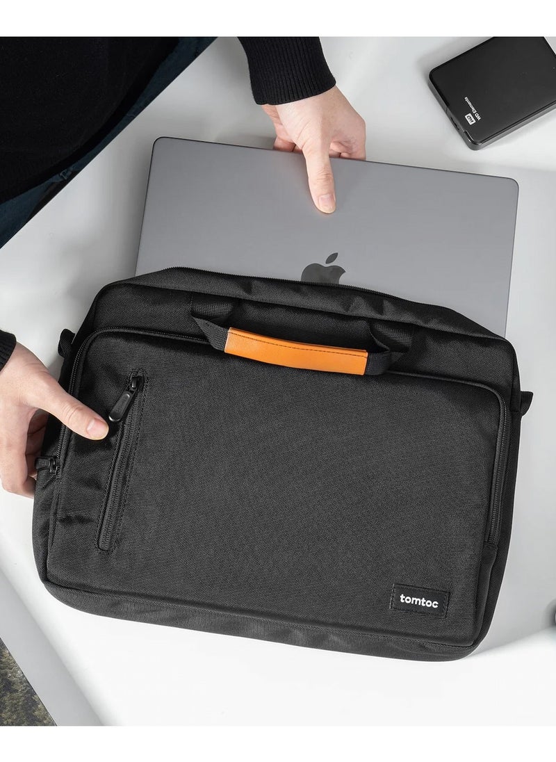 Tomtoc - Navigator-A43 Laptop Shoulder Bag for 14-inch MacBook Pro M4/M3/M2/M1 Pro/Max 2023-2021, 13.5-14.4 Surface Laptop Studio/5/4/3, Surface Book 3/2/1, 360 Protective Case Fit Asus VivoBook/ZenBook 14 - Image 1