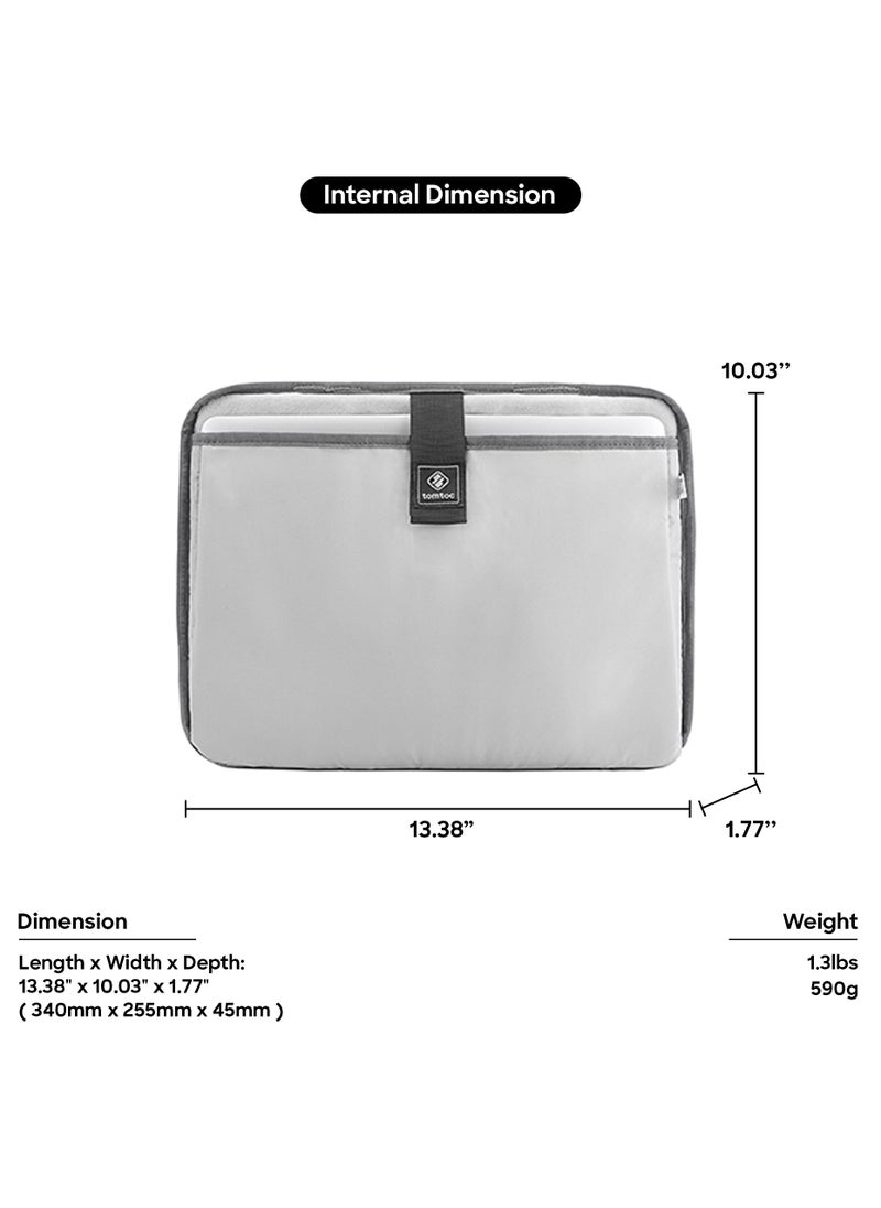Tomtoc - Navigator-A43 Laptop Shoulder Bag for 14-inch MacBook Pro M4/M3/M2/M1 Pro/Max 2023-2021, 13.5-14.4 Surface Laptop Studio/5/4/3, Surface Book 3/2/1, 360 Protective Case Fit Asus VivoBook/ZenBook 14 - Image 1