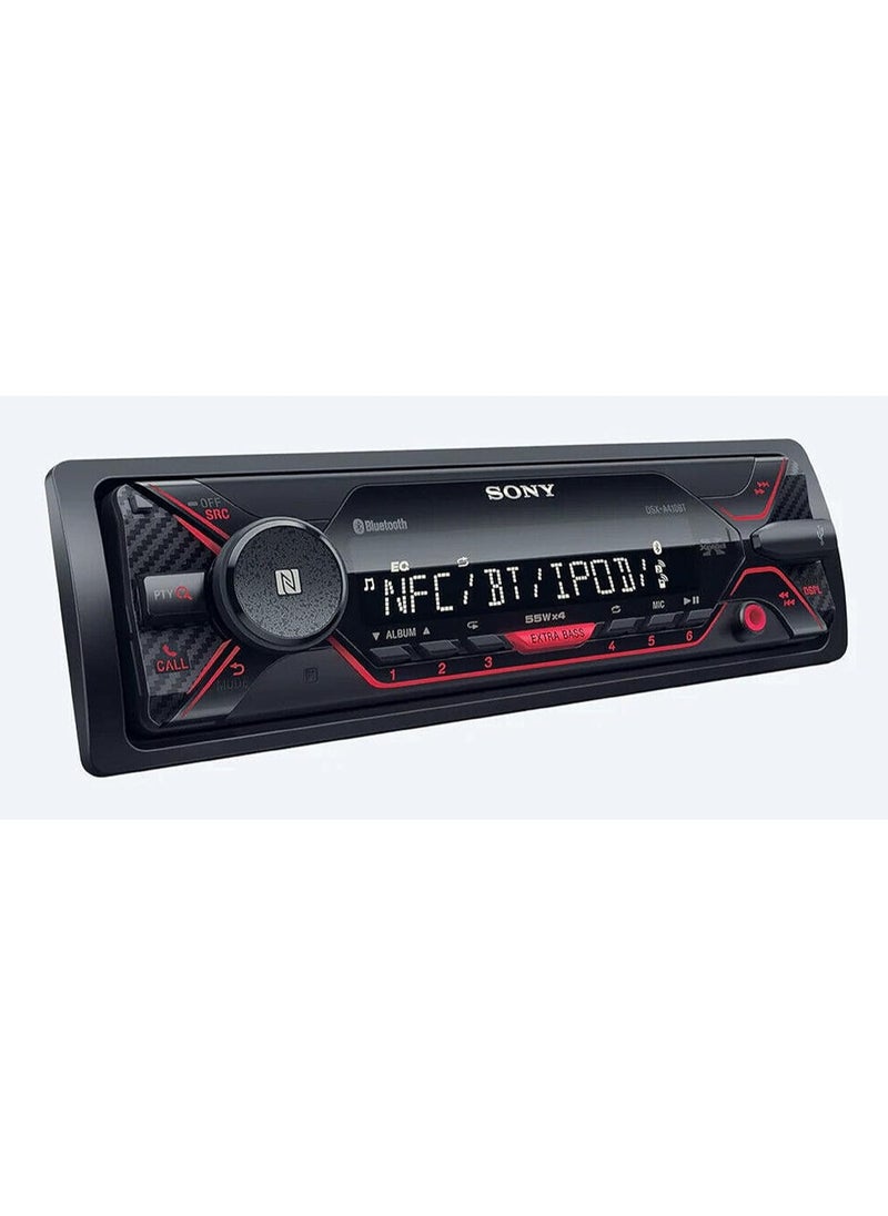 Sony - Keep in touch on the road with DSX-A410BT single-din car stereo receiver. Wirelessly connect two phones simultaneously with the Dual Bluetooth connection. - Image 1