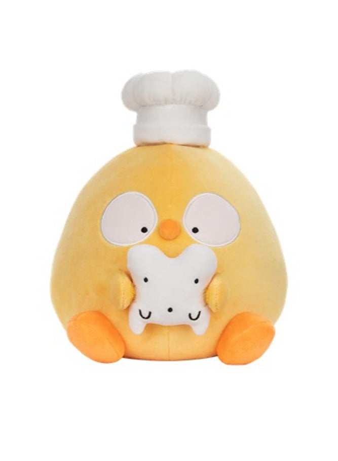 general Chef Birb Plushie is a beautiful recreation of the character and can be used as a room decoration ornament - Image 1