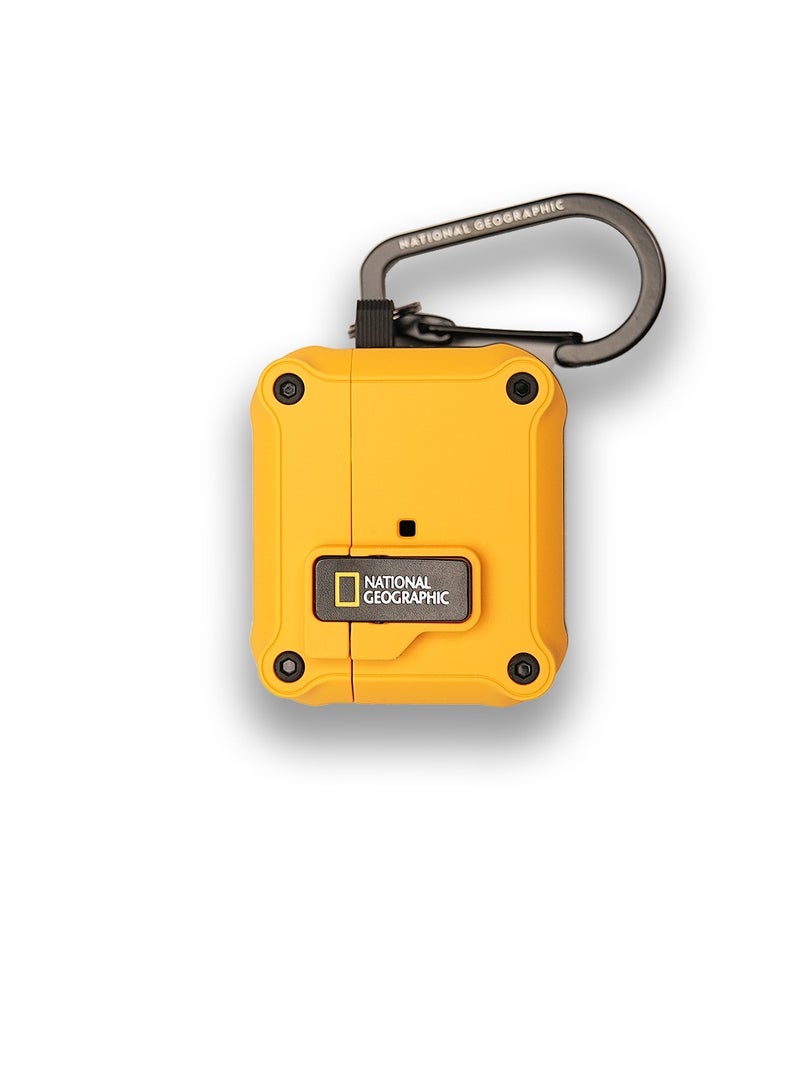 NATIONAL GEOGRAPHIC حافظة ناشيونال جيوغرافيك القوية لسماعات Airpods3 - باللون الأصفر - Image 2