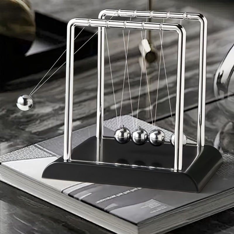 Newly Upgraded Newton S Cradle Swinging Balls Physics Demonstration Model - Image 3