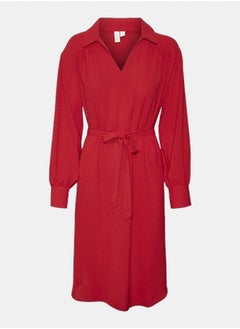 VERO MODA Vmrye L/S V-Neck Blk Dress Wvn Btq Ga 