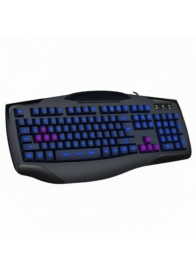 G12 Gaming keyboard and mouse with colorful LED lighting, waterproof design, and high-quality ABS material for office and gaming use. - Image 2