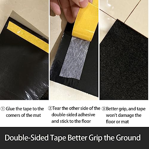 JOMMIE CHEN Oil Drip Pan Protection Mat - Washable 36x72 Inches, Rubber Backed, Safeguards Floor from Spills & Stains - Image 4