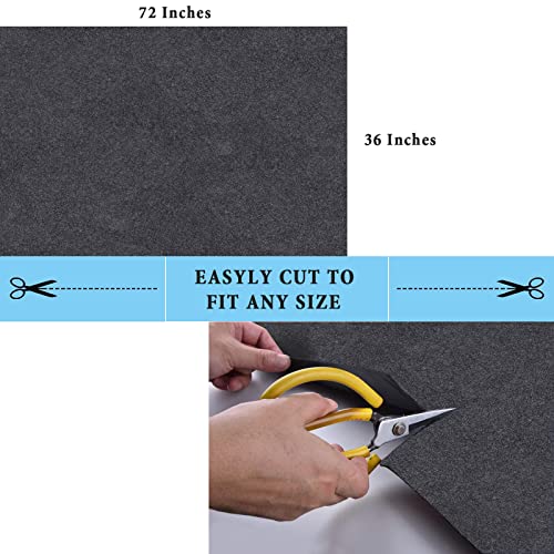 JOMMIE CHEN Oil Drip Pan Protection Mat - Washable 36x72 Inches, Rubber Backed, Safeguards Floor from Spills & Stains - Image 3