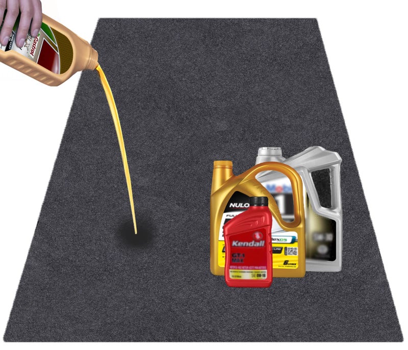 JOMMIE CHEN Oil Drip Pan Protection Mat - Washable 36x72 Inches, Rubber Backed, Safeguards Floor from Spills & Stains - Image 5
