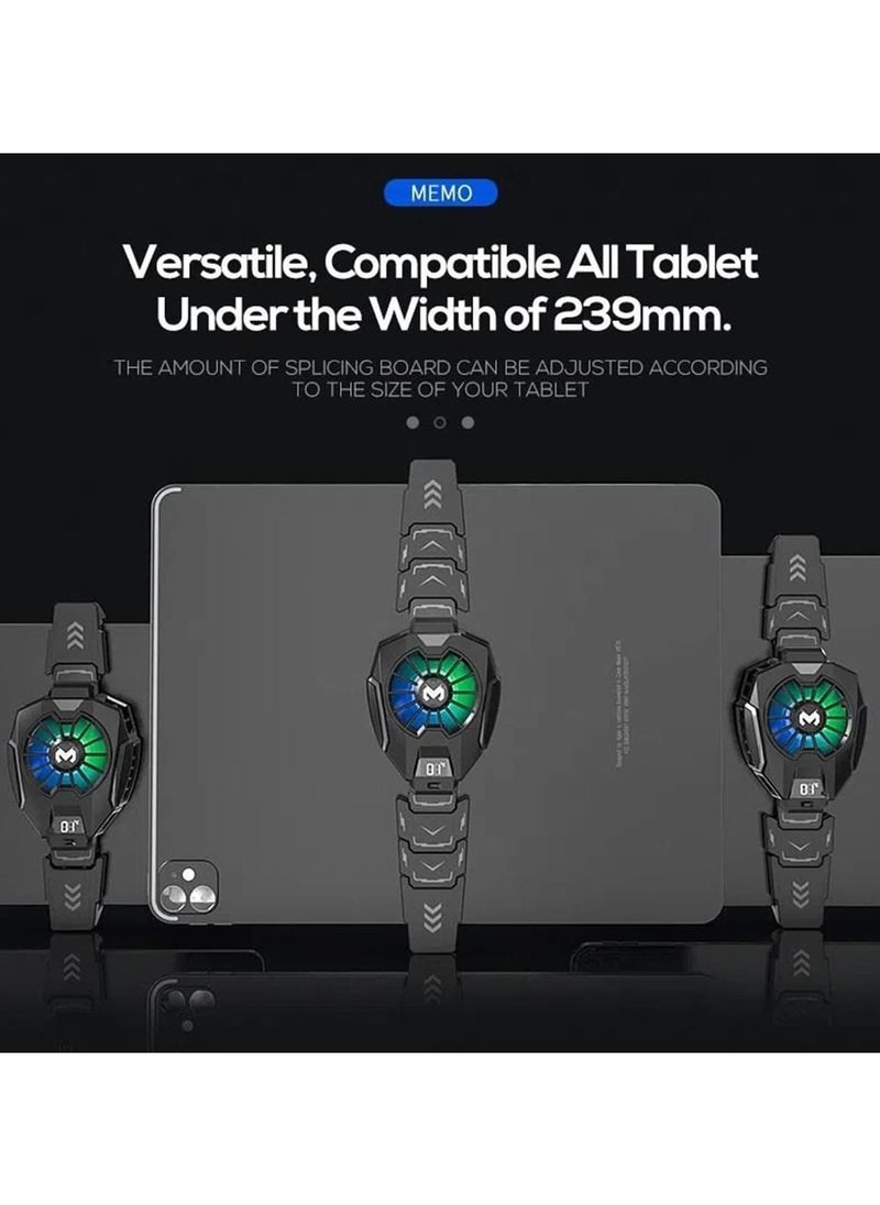 VKL Tablet Cooler DL05 iPad Radiator Semiconductor Gaming Cooling Fan with RGB light  - Image 4