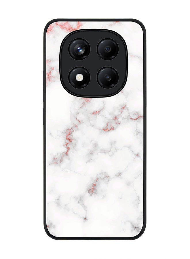 Stylizedd For Xiaomi Redmi Note 14 Pro 4G 4G Case,Slim fit Camera Protection, Shockproof Thin Phone cover  - Marble Print Rose Grey - Image 1