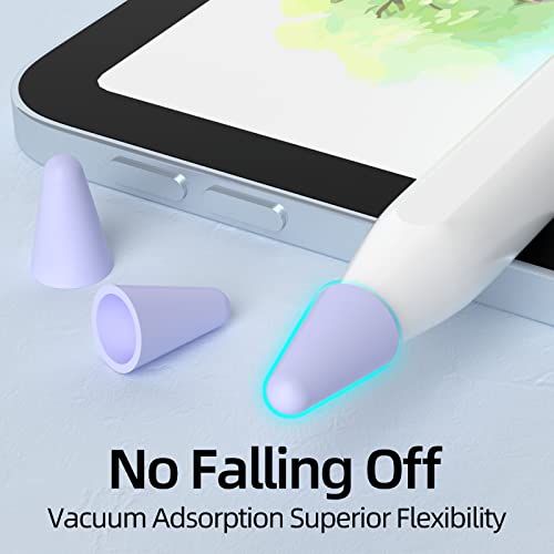 Joosko for Apple Pencil 2nd Generation/1st Generation Nib Protectors and Apple Pencil (USB-C), [50 Pack] Ultra Thin Silicone Nib Protectors, Drawing Noise Free - Image 3