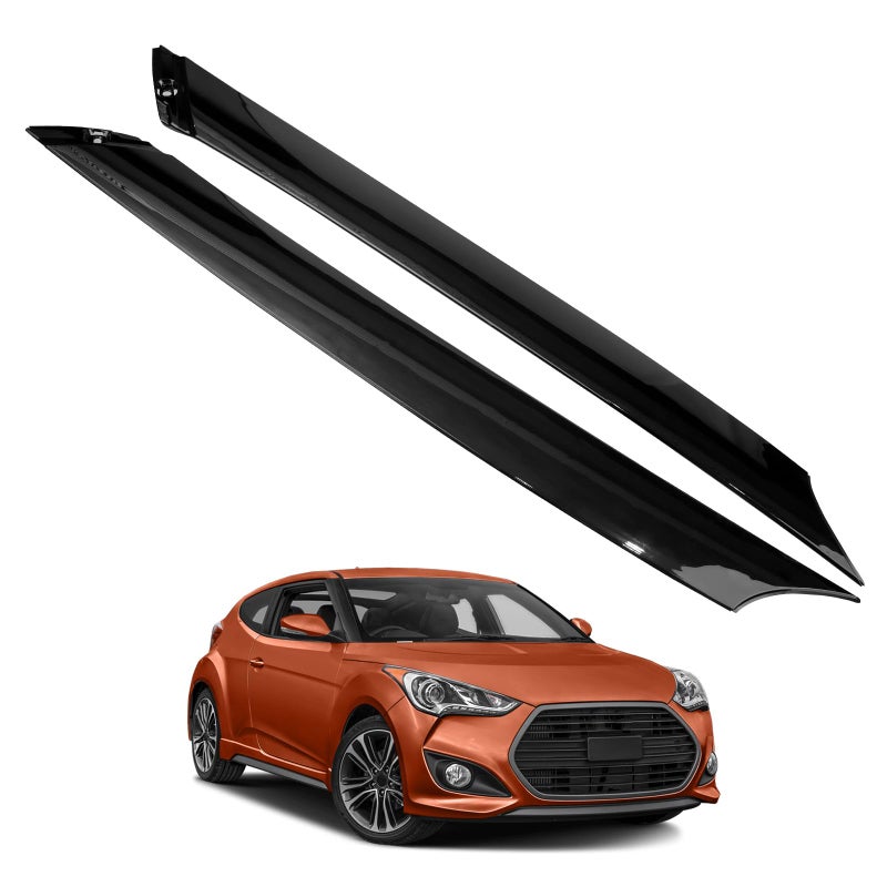 Donpida A Pillar Trim Molding Windshields APillar Trim Panels Compatible with Hyundai Veloster 20122017 Replacement for OE 861702V000 861802V000 Decorative Panels Kit 2PCS APillar Exterior Panel