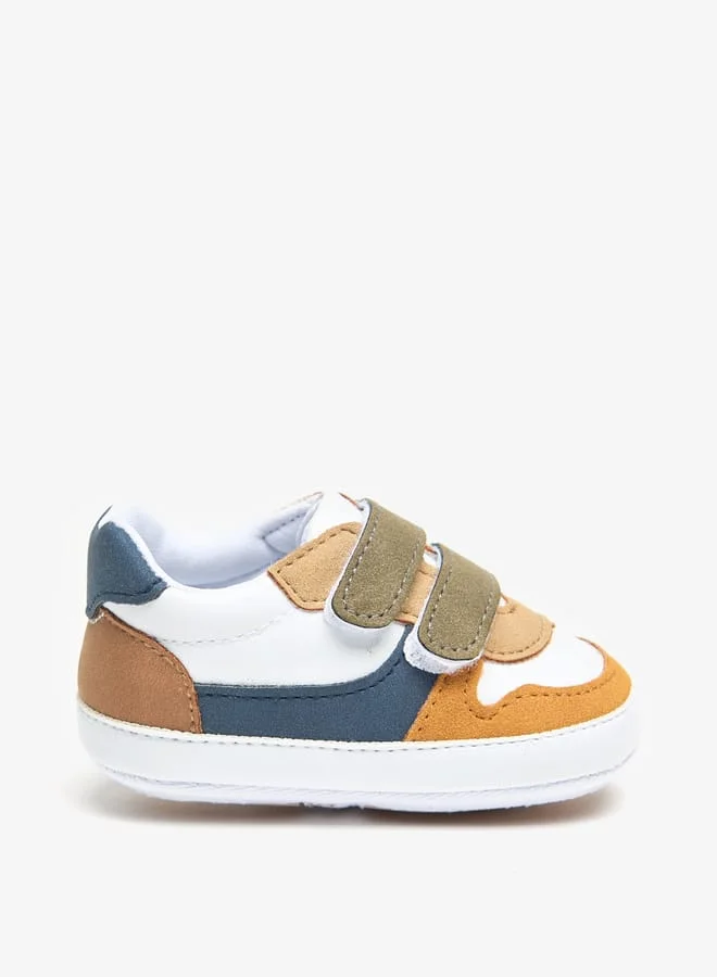 Barefeet Colourblock Booties with Hook and Loop Closure