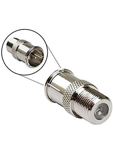 iMBAPrice iMBAPrice 10 Pack FJack to FQuick Push On Plug Fpin Coaxial Quick Connect Adapter on coaxial Cables for Connection to Device Like Cable Modern TVs and Satellite Receivers  - Image 3