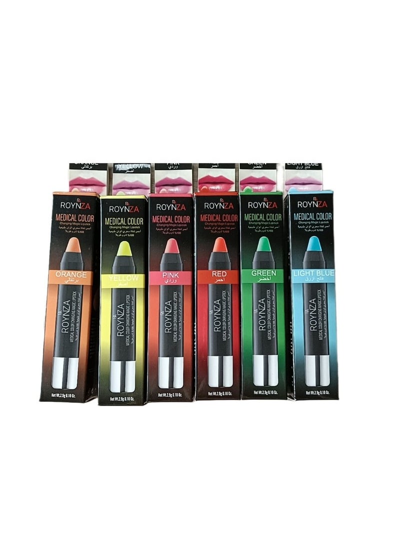 روينزا أحمر شفاه سحري من 6 متعدد الألوان - Image 2