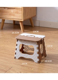 Generic Portable Home Outdoor Folding Stool, Khaki  - Image 1