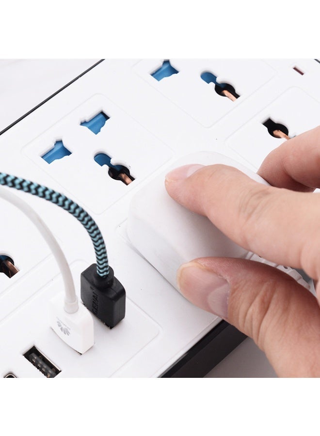 Power Strip With 6 AC Outlets, 3 USB Ports Including USB-C, Safety Switch and 5 ft Cord - Image 5