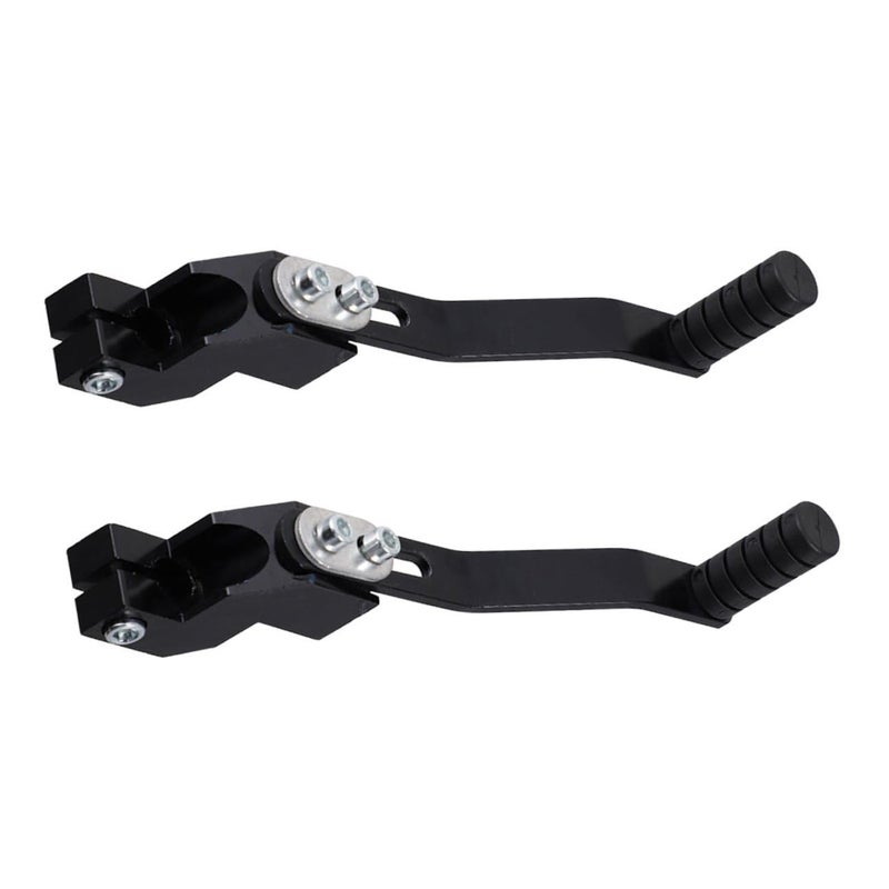 Universal Black Alloy Motorcycle Gear Shift Lever Folding Shifter 2pcs Repair Conversion Kit - Image 2